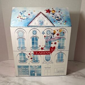 Clarins 24 Day Empty Advent Calendar. Preloved with Flaws.